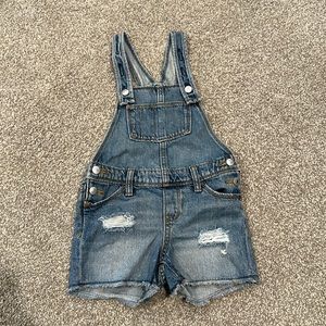 Little girl jean overalls